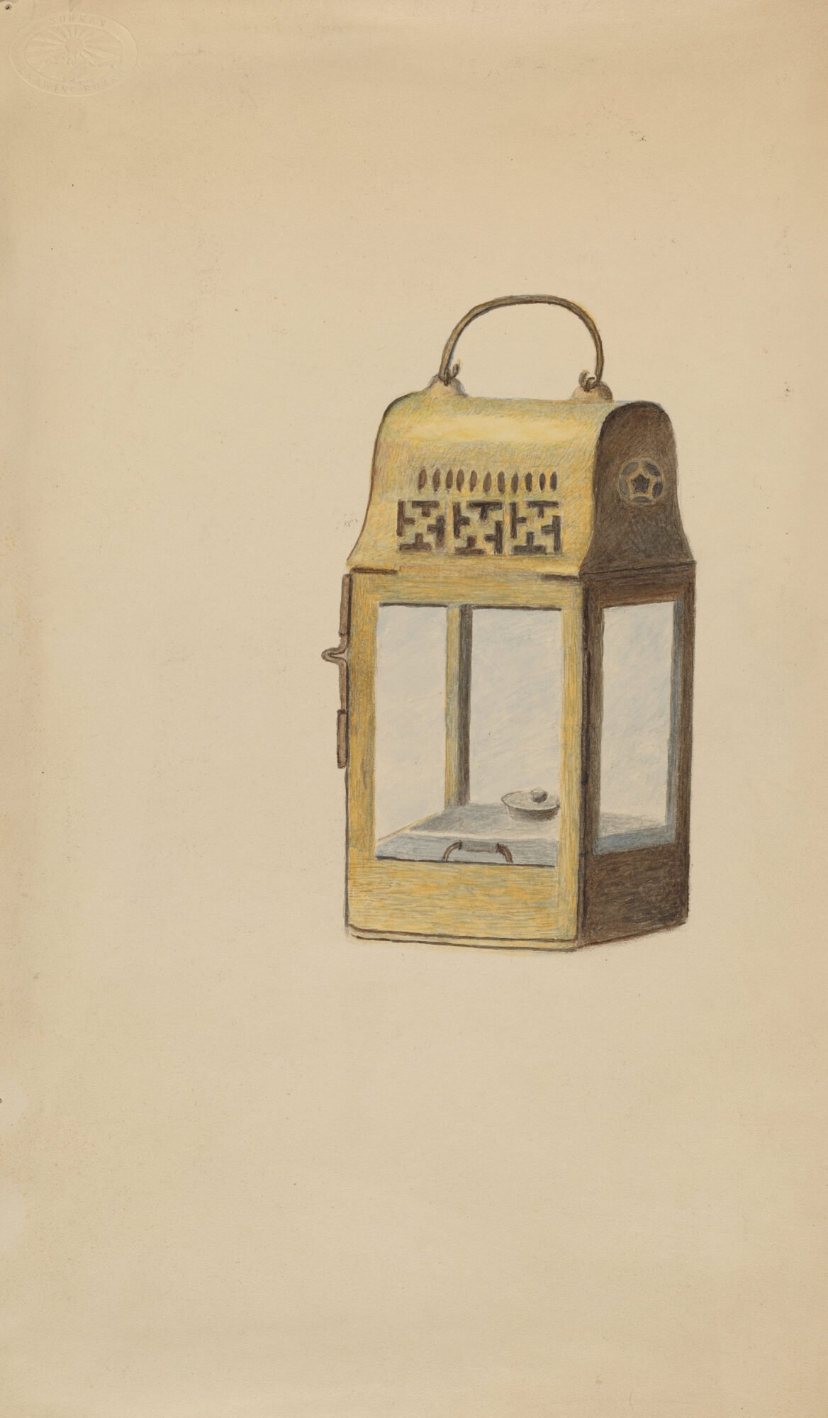 Hanging Brass Lantern