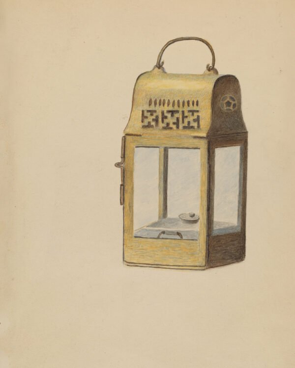 Hanging Brass Lantern